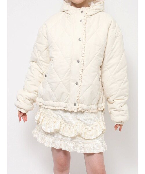 merry jenny（メリージェニー）の「フリルキルティングフード