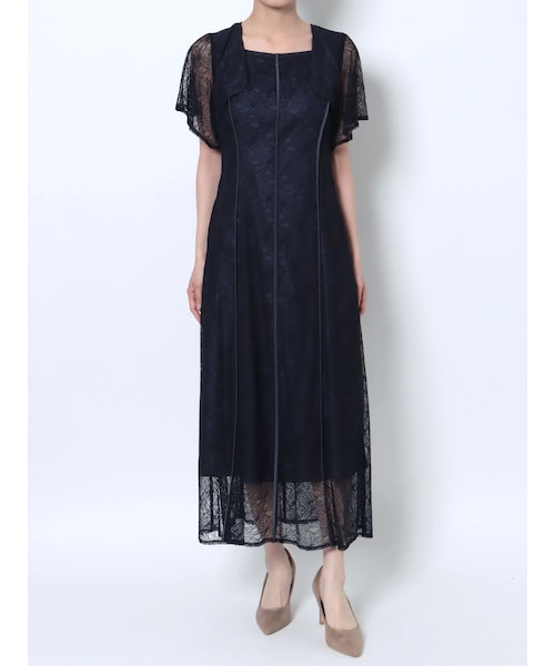 美品 ラグナムーン LADYフロントボレロナロードレス 結婚式 S 定2.6