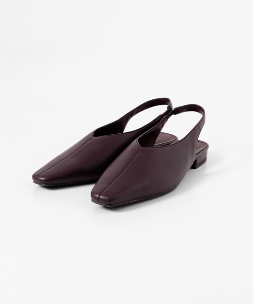 URBAN RESEARCH Sonny Label（アーバンリサーチサニーレーベル）の「バックストラップスクエアパンプス（パンプス・レディース・ブラック/アカチャ/キャメル・S/M/L）」の18枚目の写真