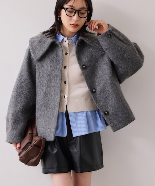 VIS(ビス)の「レザーショートパンツ(その他パンツ・レディース・ブラック/キャメル・F)」の12枚目の写真