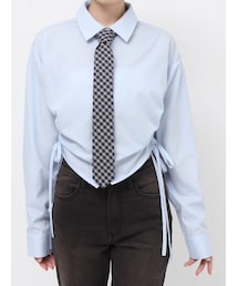 jouetie | ギャザーネクタイシャツ(シャツ/ブラウス)