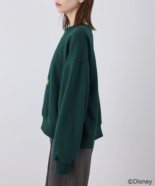 ROPE' PICNIC（ロペピクニック）の「MICKEY MOUSE/プリントスウェット（スウェット・レディース・キナリ/グリーン・38）」の21枚目の写真