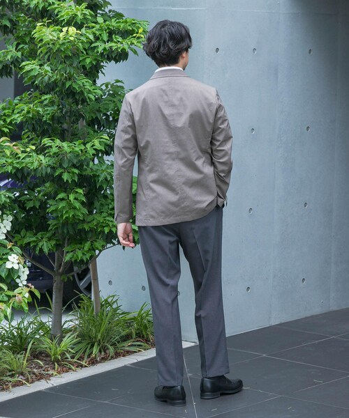URBAN RESEARCH DOORS（アーバンリサーチドアーズ）の「LIFE STYLE TAILOR　ライトメッシュイージージャケット（テーラードジャケット・メンズ・BEIGE/NAVY・S/M/L/XL）」の21枚目の写真