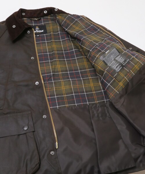 URBAN RESEARCH DOORS（アーバンリサーチドアーズ）の「Barbour　OS BEDALE WAX JACKET（テーラードジャケット・メンズ・SAGE/BLACK/D.BROWN・36/38/40）」の10枚目の写真