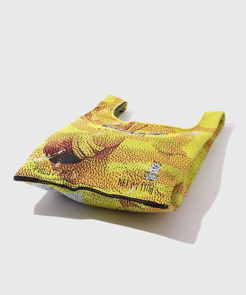 ADAM ET ROPE'（アダムエロペ）の「【TOLQ/トルク】Knit Snack Package Bag（トートバッグ・メンズ・イエロー・F）」の8枚目の写真