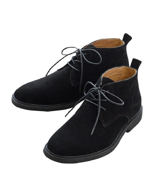 極美品☆テストーニ☆チャッカーブーツ☆ブラック☆25cm相当☆本革 nissen（ニッセン）の「本革チャッカブーツ（ブーツ）」 - WEAR