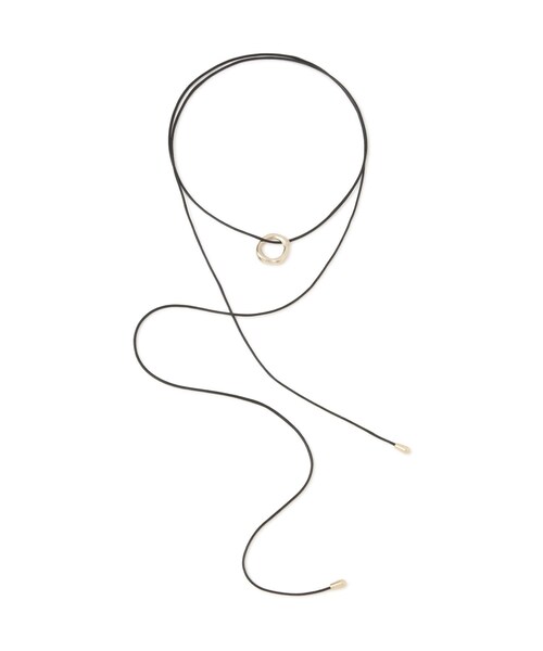 VIS（ビス）の「ニュアンスリングマルチコードネックレス（ネックレス・レディース・ゴールド/シルバー・F）」の7枚目の写真