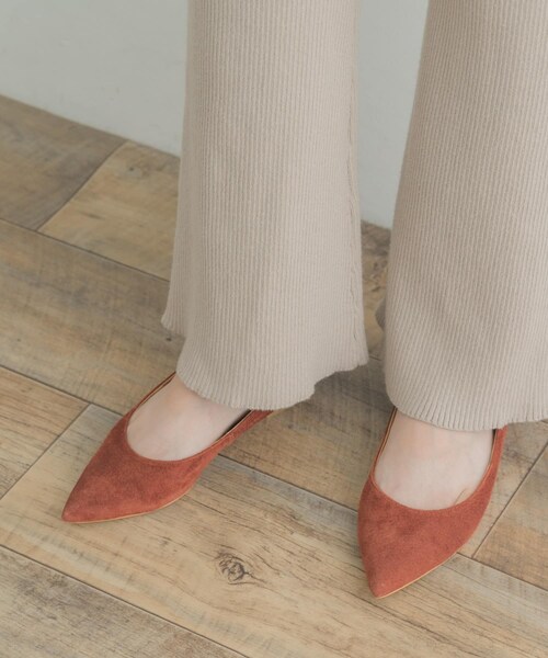 URBAN RESEARCH ROSSO（アーバンリサーチロッソ）の「『MADE IN JAPAN』F by ROSSO　バックストラップスウェードパンプス（パンプス・レディース・TERRACOTTA/K/BROWN・36/37/38）」の11枚目の写真