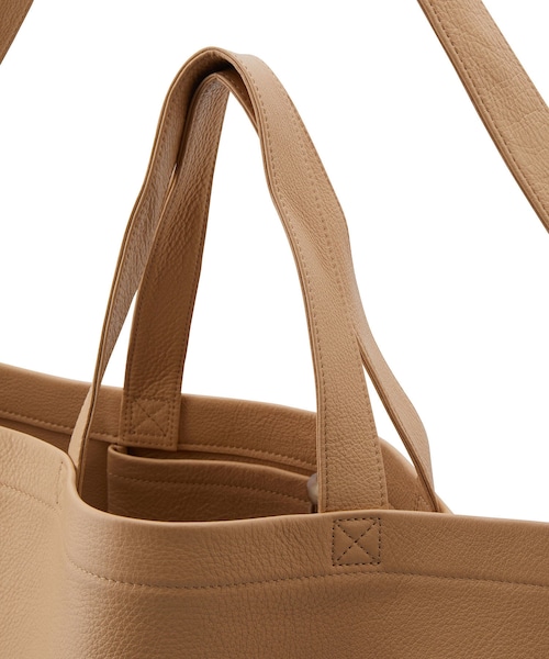 ADAM ET ROPE'（アダムエロペ）の「【Aeta】SHOULDER TOTE：L（トートバッグ・メンズ・ブラック/ベージュ・F）」の6枚目の写真
