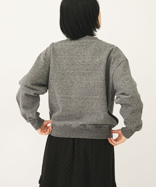 URBAN RESEARCH DOORS（アーバンリサーチドアーズ）の「『別注』Snow Peak Apparel ×DOORS　RecycledCottonSweat（スウェット・レディース・GRAY/BLACK/BROWN・One）」の20枚目の写真