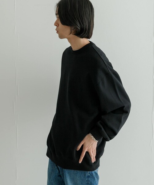 URBAN RESEARCH（アーバンリサーチ）の「COMFORT CREWNECK SWEAT（スウェット・メンズ・GRAY/BLACK/BLUE GRAY/YELLOW・M/L）」の11枚目の写真