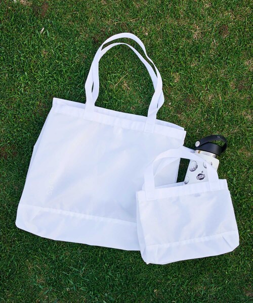 URBAN RESEARCH Sonny Label（アーバンリサーチサニーレーベル）の「OOPS　トートバッグ（トートバッグ・メンズ・ブラック/ホワイト・one）」の4枚目の写真