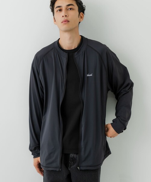 URBAN RESEARCH(アーバンリサーチ)の「『別注』NANGA×URBAN RESEARCH RASH GUARD BLOUSON(ブルゾン・メンズ・BLACK/CHARCOAL・M/L)」の4枚目の写真