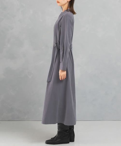 URBAN RESEARCH ROSSO（アーバンリサーチロッソ）の「スエードライクカシュクールワンピース（ワンピース・レディース・BLUE/ORANGE/BLACK・FREE）」の19枚目の写真