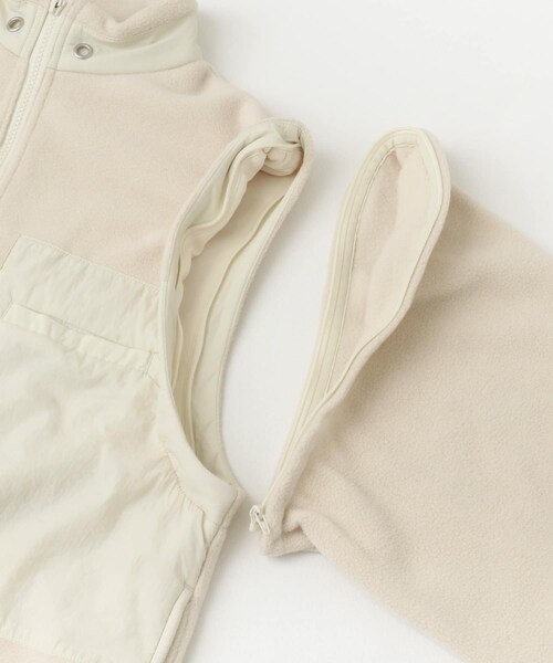 EKAL（エカル）の「デタッチャブルフリースブルゾン（ブルゾン・レディース・オフ/チャコール・one）」の14枚目の写真