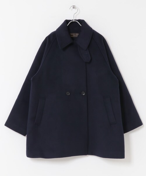 URBAN RESEARCH DOORS(アーバンリサーチドアーズ)の「『UR TECH』ミドル丈コート(テーラードジャケット・レディース・BRICK/杢BEIGE/NAVY・M)」の21枚目の写真