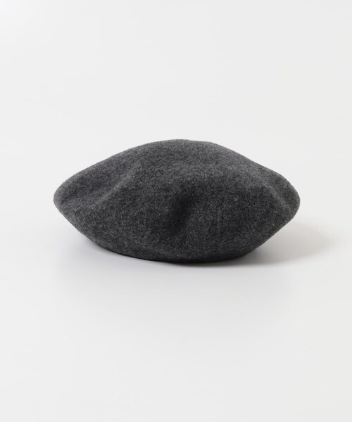URBAN RESEARCH（アーバンリサーチ）の「KIJIMA TAKAYUKI　W CASHMERE BASQUE BERET（ハンチング/ベレー帽・メンズ・01BLACK/04GRAY・one）」の2枚目の写真