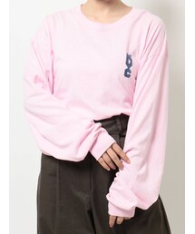 Ungrid | NY(new york city)別注 ロゴロングスリーブTee(Tシャツ/カットソー)