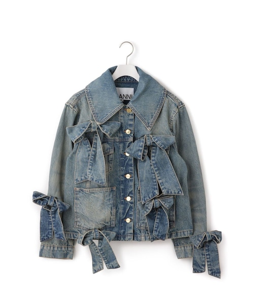 【GANNI(ガニー)】Tint Rigid Denim Jacket