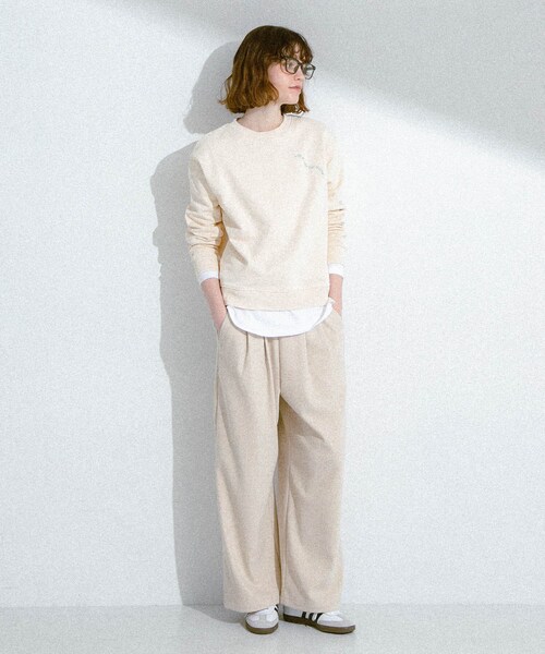 URBAN RESEARCH Sonny Label（アーバンリサーチサニーレーベル）の「TOYAMEGコラボアートプリントスウェット（スウェット・レディース・グレー/アイボリー/ピンク・Free）」の10枚目の写真