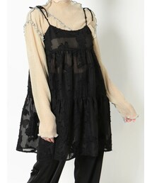 merry jenny | fluffyシアーティアードキャミチュニック(シャツ/ブラウス)