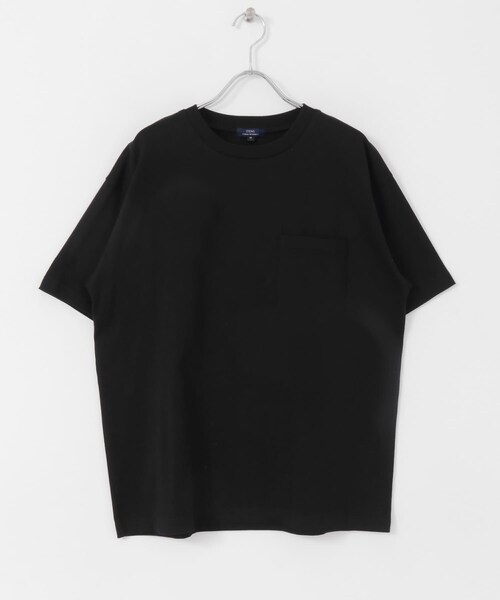 ITEMS URBANRESEARCH（アイテムズ アーバンリサーチ）の「USAコットン ムジポケットTシャツ（Tシャツ/カットソー・メンズ・BLU/OFF/BLK/GRN/YEL・M/L）」の21枚目の写真