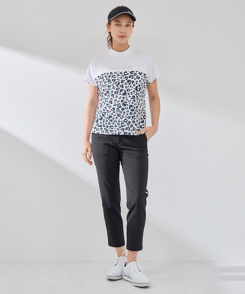 ROPE'（ロペ）の「【撥水】シアサッカーサイドラインクロップドパンツ（その他パンツ・レディース・ブラック/ホワイト/ネイビー・L/M/S）」の20枚目の写真