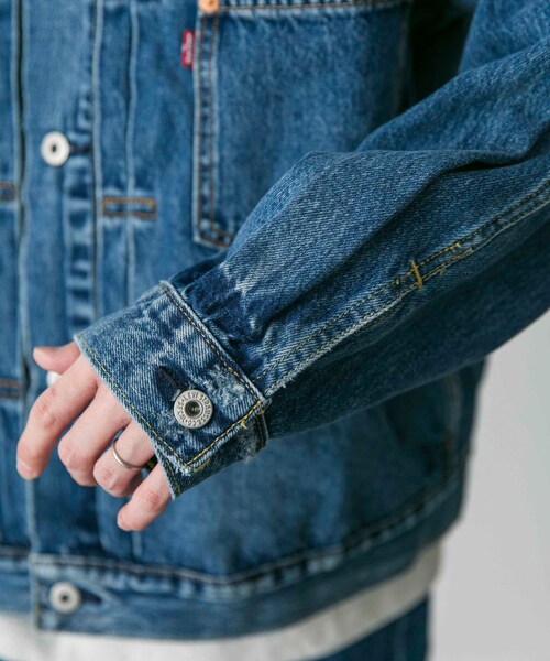 URBAN RESEARCH DOORS（アーバンリサーチドアーズ）の「LEVI’S　TYPE 1 TRUCKER（デニムジャケット・メンズ・Black/Indigo・S/M/L/XL）」の15枚目の写真