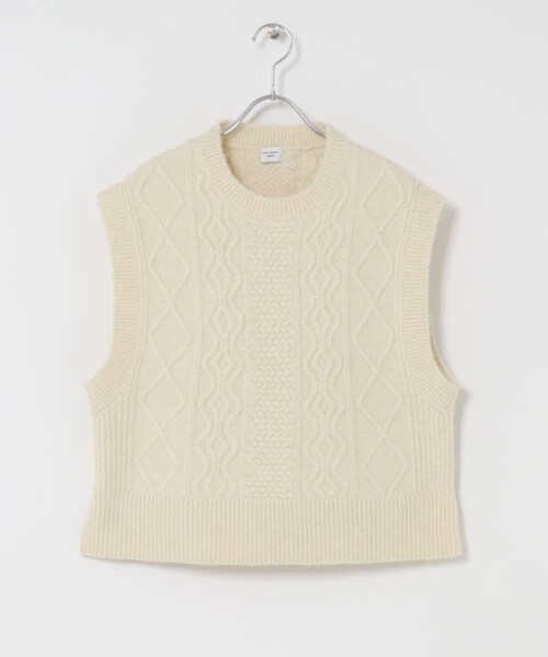 ARCHI ニットベスト URBAN RESEARCH DOORS（アーバンリサーチドアーズ）の「ケーブル柄