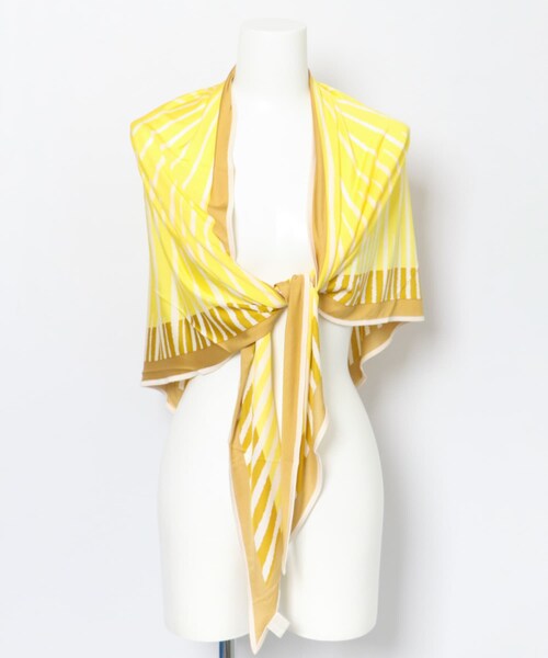 URBAN RESEARCH ROSSO（アーバンリサーチロッソ）の「江口洋品店　HERMES マキシポワント シルクスムーズカレ（バンダナ/スカーフ・レディース・イエロー系・-）」の4枚目の写真