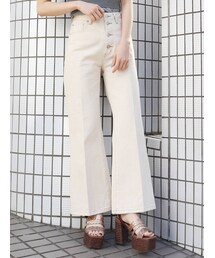 MURUA | フロントボタンフレアパンツ(その他パンツ)
