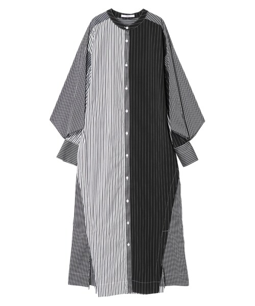 UN3D.（アンスリード）の「W TRIANGLE TUCK SH OP（シャツワンピース・レディース・ホワイト/ミックス・36/38）」の21枚目の写真