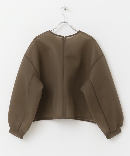 URBAN RESEARCH ROSSO（アーバンリサーチロッソ）の「F by ROSSO　シアーショートブラウス（シャツ/ブラウス・レディース・BLACK/BROWN・FREE）」の21枚目の写真