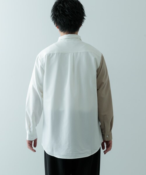 ITEMS URBANRESEARCH（アイテムズ アーバンリサーチ）の「Vertical Switch 長袖シャツ（シャツ/ブラウス・メンズ・BLU/WHT/GRY・M/L）」の10枚目の写真