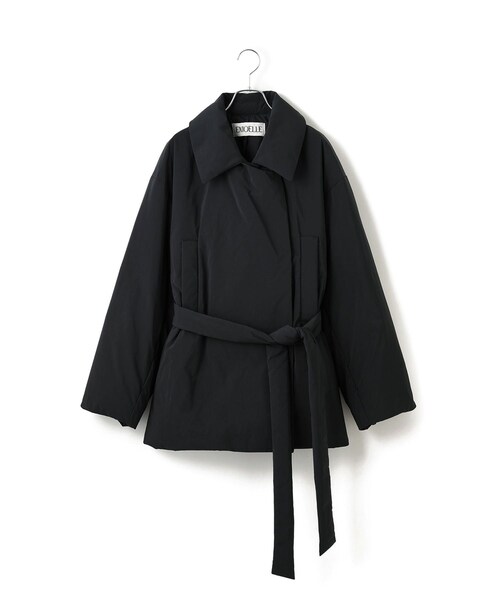 ADAM ET ROPE'（アダムエロペ）の「【EMOELLE】ライトダウンコート（ダウンジャケット/コート・レディース・ブラック/キナリ系・F）」の22枚目の写真