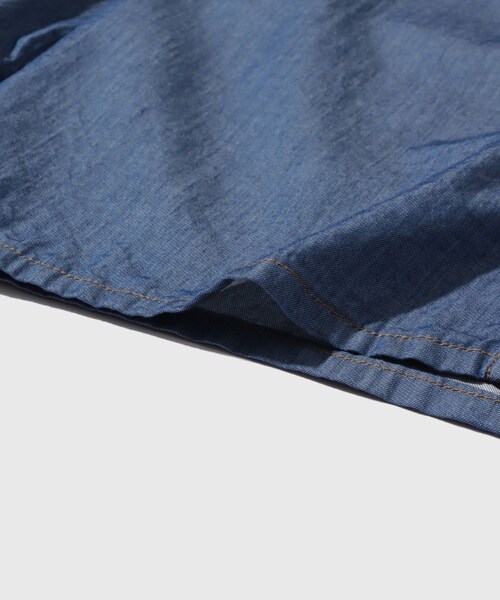 ADAM ET ROPE'（アダムエロペ）の「ライトオンスデニムシャツ ADAM ET ROPE' JEANS（シャツ/ブラウス・メンズ・ネイビー/ブルー系・L/M）」の17枚目の写真