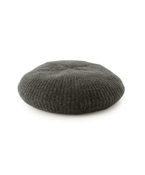 ADAM ET ROPE'（アダムエロペ）の「【公式サイト限定】【GANNI】Wool Beret（ハンチング/ベレー帽・レディース・チャコール・F）」の7枚目の写真