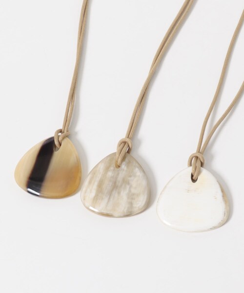 URBAN RESEARCH DOORS（アーバンリサーチドアーズ）の「バッファローコードネックレス（ネックレス・レディース・BROWN/NATURAL・One）」の12枚目の写真