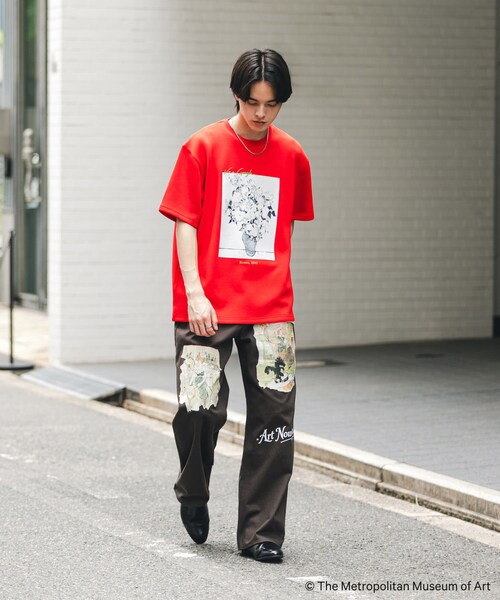 SENSE OF PLACE by URBAN RESEARCH(センスオブプレイスバイアーバンリサーチ)の「『別注』『イージーケア/接触冷感』The Met×SENSE OF PLACE S/S T-SHIRTS(Gogh)A(Tシャツ/カットソー・メンズ・WHITE/BLACK/RED・M/L)」の18枚目の写真