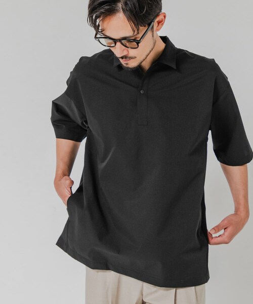 URBAN RESEARCH(アーバンリサーチ)の「『洗濯可/防シワ/撥水』COOL DOTS ポロシャツ(ポロシャツ・メンズ・BLACK/CHARCOAL/NAVY・M/L)」の7枚目の写真