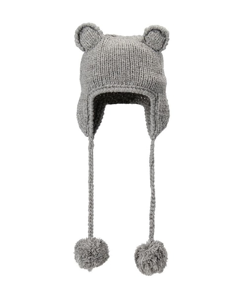 MERCURYDUO（マーキュリーデュオ）の「【Kid's】 手編ニットCAP（ハット・レディース・アイボリー/グレー/ブラック・F）」の3枚目の写真