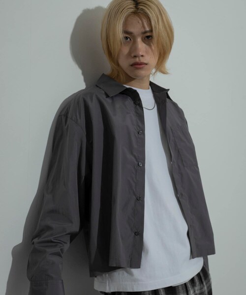 SENSE OF PLACE by URBAN RESEARCH(センスオブプレイスバイアーバンリサーチ)の「『ユニセックス』アソートボクシーシャツ(シャツ/ブラウス・メンズ・BRW STRIPE/CHARCOAL/BLUE/CHA STRIPE/BLU STRIPE・M/L)」の20枚目の写真