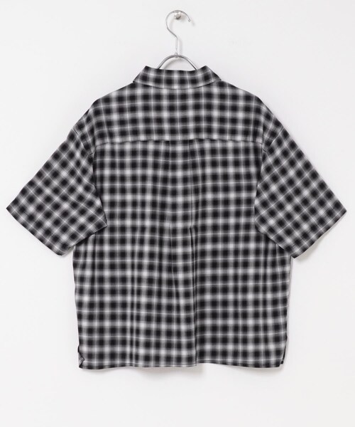 URBAN RESEARCH DOORS（アーバンリサーチドアーズ）の「FORK&SPOON　コットンレーヨンチェックシャツ（シャツ/ブラウス・レディース・OFFｘBLK/CCLｘBRN・1）」の14枚目の写真