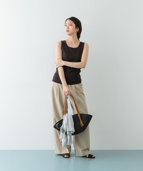RODE SKO（ロデスコ）の「ブレードバスケットバッグ（かごバッグ・レディース・BLACK/NATURAL・-）」の10枚目の写真