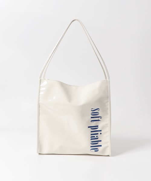 SENSE OF PLACE by URBAN RESEARCH（センスオブプレイスバイアーバンリサーチ）の「エナメルトートバッグ（トートバッグ・レディース・IVORY/BLACK/BEIGE・one）」の10枚目の写真