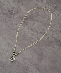 ADAM ET ROPE' | 【J'aDoRe・店舗限定】【ERICKA NICOLAS BEGAY】コード×シルバーボールネックレス(ネックレス)