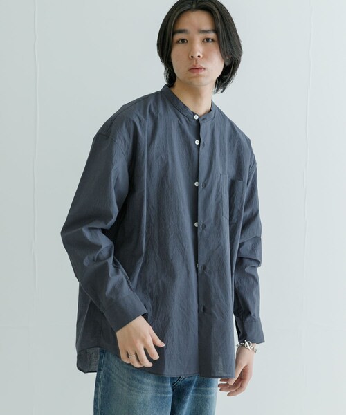 URBAN RESEARCH（アーバンリサーチ）の「C/Nエアーワッシャーシャツ（シャツ/ブラウス・メンズ・S/GREEN/GRAY/ASH/NAVY・M/L）」の18枚目の写真