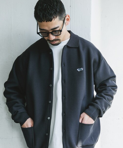 URBAN RESEARCH DOORS(アーバンリサーチドアーズ)の「『別注』PENNYS×DOORS THE FOX シャツカーディガン(カーディガン/ボレロ・メンズ・ORANGE/BEIGE/BLUE/CHARCOAL/KHAKI・M/L/XL)」の9枚目の写真
