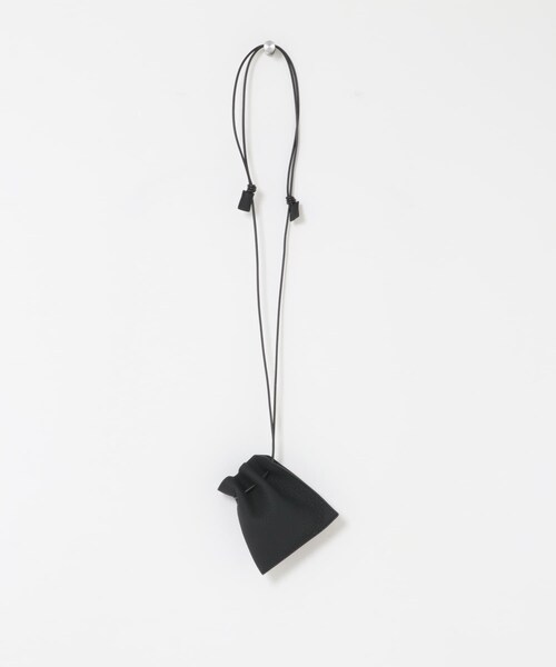 URBAN RESEARCH(アーバンリサーチ)の「ITTI HERRIE KINCHAKU POUCH(ポーチ・メンズ・BLACK/TAUPE・XXS)」の4枚目の写真
