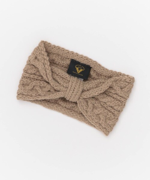 URBAN RESEARCH Sonny Label（アーバンリサーチサニーレーベル）の「HIGHLAND 2000　ALPACA HILDA HEADBAND∴（ヘアバンド・レディース・LTGREYグレー/CAMELキャメル/WHITEホワイト・one）」の12枚目の写真